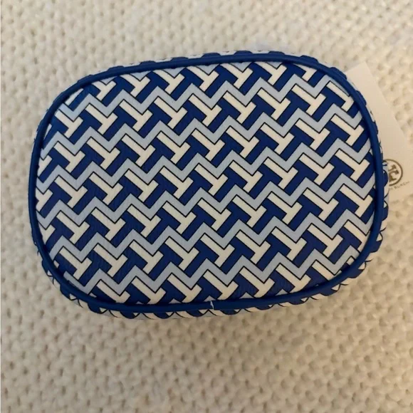 Tory Burch T-Zag Cosmetic Pouch - NWT - Picture 5 of 9